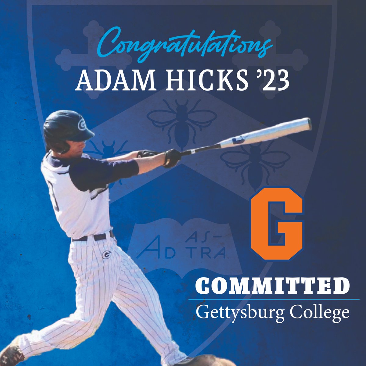 Congratulations to Adam Hicks '23 on his recent commitment!