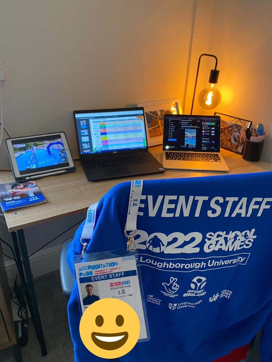 The Cardiff ops centre for #SGNF2022 today 😊 Looking forward to all the action tomorrow with most sports in full flow! Wishing all staff, volunteers and athletes <a href="/lborouniversity/">Loughborough University</a> the best from 🏴󠁧󠁢󠁷󠁬󠁳󠁿 <a href="/_SchoolGames/">School Games National Finals</a> <a href="/YouthSportTrust/">Youth Sport Trust</a>