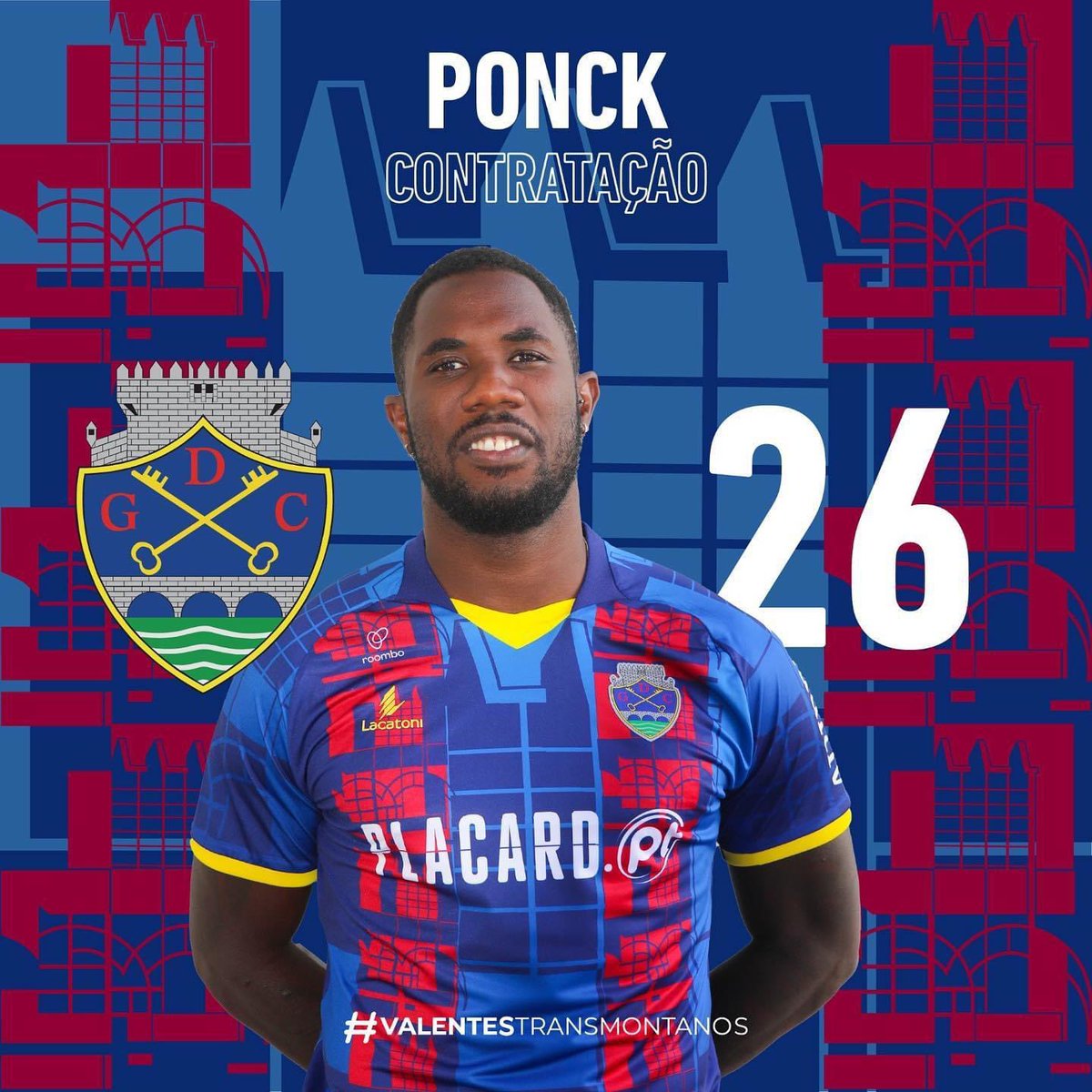 DepressaoChaves's tweet photo. CARLOS PONCK É REFORÇO! 🔵🔴
O defesa central de 27 anos regressa novamente a casa 5 anos depois! 
O cabo-verdiano, proveniente do Basaksehir é mais um reforço para ajudar a equipa a cumprir os seus objetivos!
Bem vindo de volta, Ponck! 🔵🔴
#ValentesTransmontanos https://t.co/6uJJfjnPIR