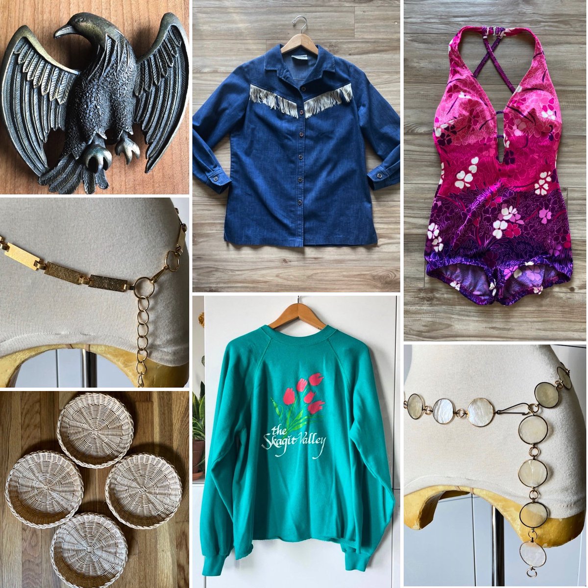 IAmAHighwayStar's tweet photo. These lovelies are off to their new forever homes this week, but there are still lots of vintage deals to score in our Labor Day Sale, going on now!

https://t.co/PfXzoYhmEs

#highwaystarvintage #Vintage #fashion #fashionblog #laborday #onsale https://t.co/qp6thrOTkW