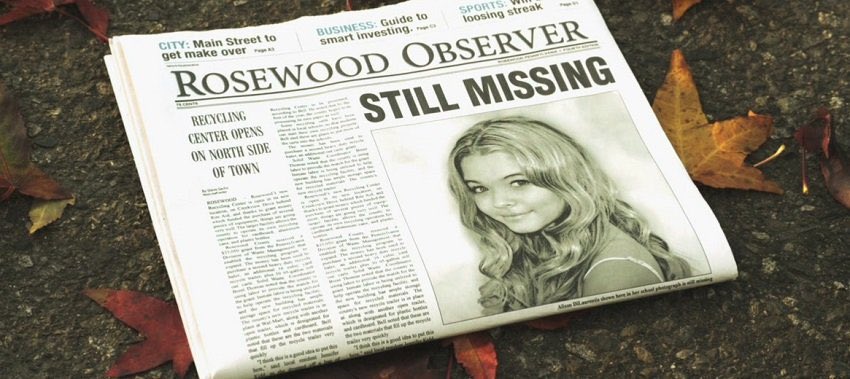 PopCulture2000s's tweet image. 13 years ago, on september 1st, alison dilaurentis disappeared from rosewood