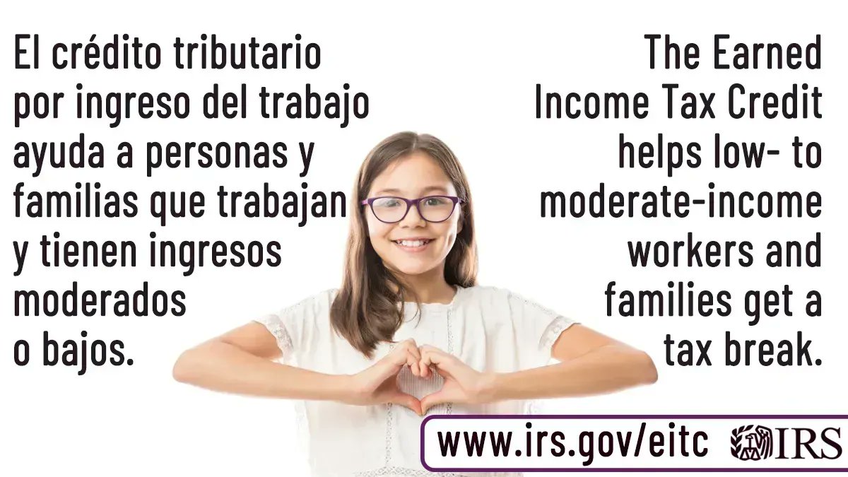 SimplifyCt's tweet image. El credito tributario por ingreso del trabajo ayuda a personas y familias que trabajan y tienen ingresos moderados o bajos.
buff.ly/3SYXsBQ