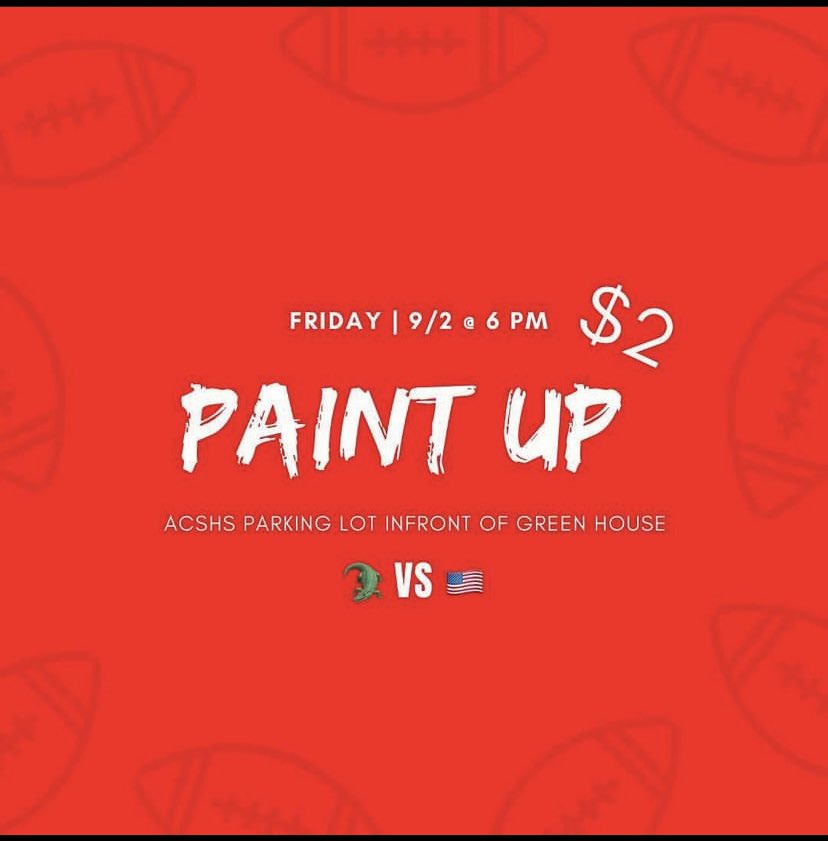 Greenwood vs Acs‼️‼️‼️‼️‼️‼️Paint up @ 6 cost is $2 in front of greenhouse Theme: SWAMP PEOPLE