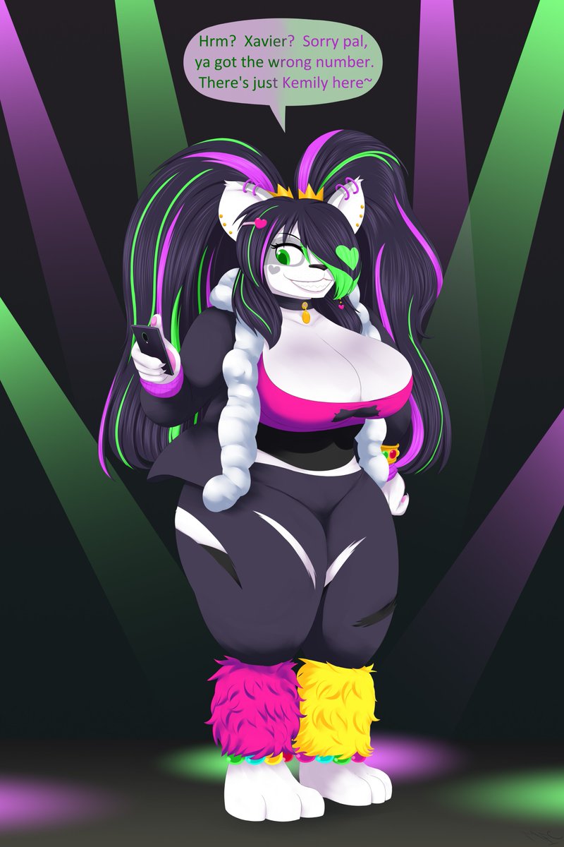 MissMentalCrash's tweet photo. 'Partygoing Panda Replacement'
@IrateResearcher got turned into their character Kemily, a scene panda gal, not really recognising who may have been calling him.
https://t.co/H474Gmt9Jx
https://t.co/JqbczOZDUD
#anthro #furry #scenegirl #anthropanda #furrypanda https://t.co/EMJD1tIo6v