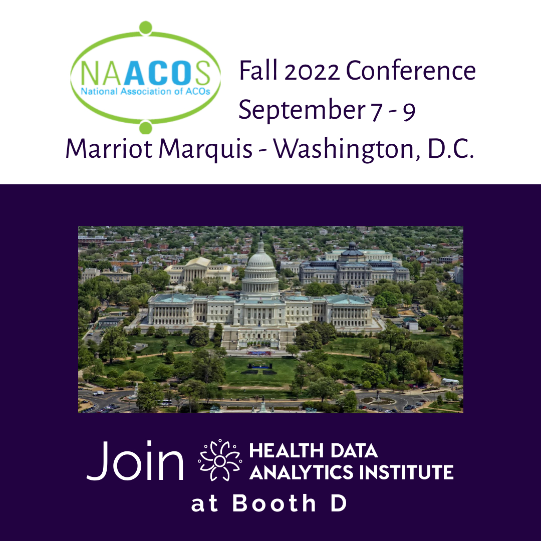 We hope to see everyone at the <a href="/NAACOSnews/">The National Association of ACOS</a> Fall Conference in Washington DC from September 7-9. Come visit us at Booth D!

#NAACOS #NAACOSfall2022 #populationhealth #valuedbasedcare #ACOreach #accountablecare