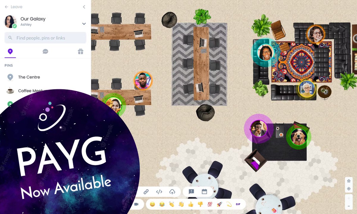 You asked for it, and we heard you... Orbital now offers Pay As You Go billing! Invite as many people as you like, get full use of all design and interactive tools, and only pay for what you use! 🤘🚀  Go to your galaxy's Manage screen to learn more.