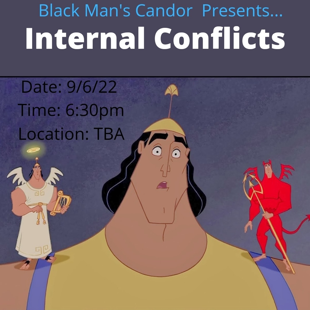 blackmanscandor's tweet photo. Join us for our first general body meeting of the semester, where we can discuss the battles that no one else can see. Location coming soon #blackmanscandor https://t.co/JFpgXju0uW