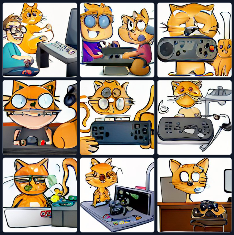 UATGameStudios's tweet photo. The #GamerGeek is an equal opportunity #Game player, including #Gaming with #GingerCats on #GingerCatAppreciationDay. The #Gamer #Geek wants to know, do you have a favorite #GingerCat you would like to recognize on #GingerCatDay?
#Craiyon #CraiyonCreations https://t.co/sJ604zc2eE