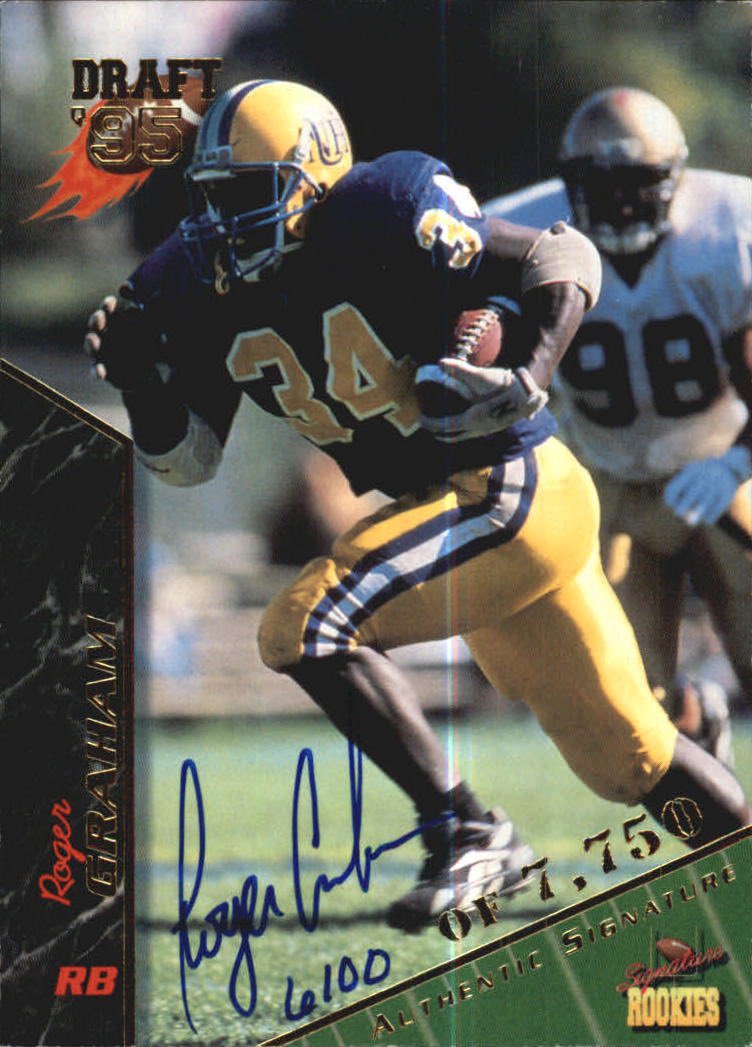NE10CHAMPS21's tweet photo. TBT to the UNH GOAT-Roger Graham. Roger had one of the best RB careers in college football history, with 6,000 rushing yards and 66 TD’s.Roger won the ‘93 Harlon Hill trophy as the best player in all of D2. He was signed by the Cowboys in ‘95 and played with the Jags in ‘96 #RG34 https://t.co/Cawi2OqEJy