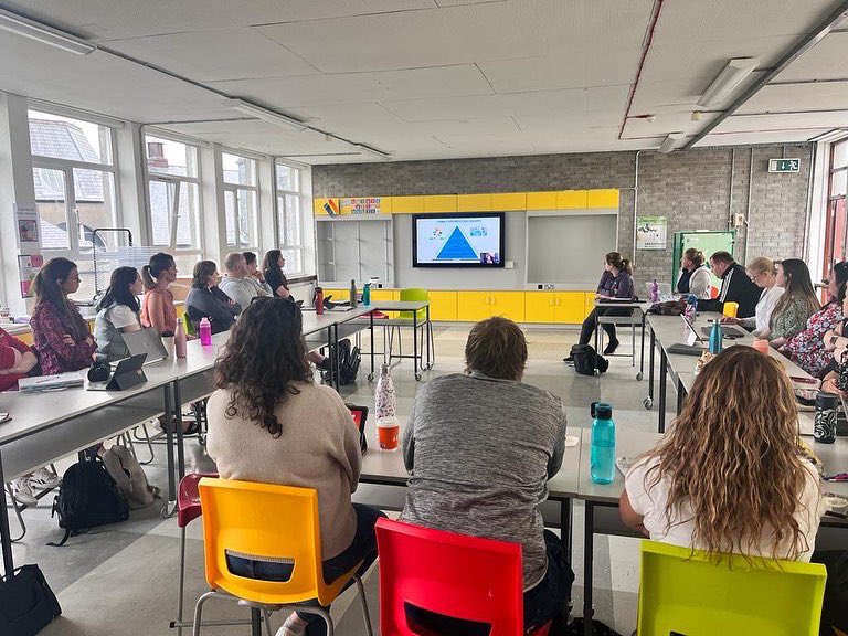 galwayetss's tweet photo. An enjoyable day of whole school CPD to support our staff in their capacity and commitment to Restorative Practice and Nurture at Galway Educate Together 🦒
@connect_rp #ubuntu #nurtureprogramme @mstowerp @team_nurture https://t.co/D0NGFOuF2N
