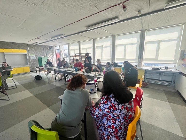 galwayetss's tweet photo. An enjoyable day of whole school CPD to support our staff in their capacity and commitment to Restorative Practice and Nurture at Galway Educate Together 🦒
@connect_rp #ubuntu #nurtureprogramme @mstowerp @team_nurture https://t.co/D0NGFOuF2N