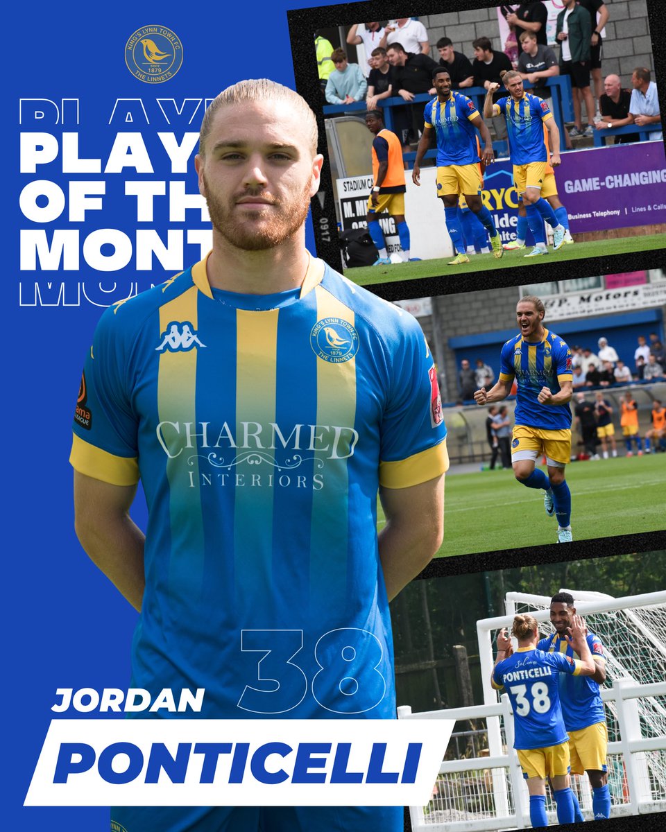 🏆 Your August POTM as voted by you the fans is…….. <a href="/jordanpontch/">Jordan Ponticelli</a>