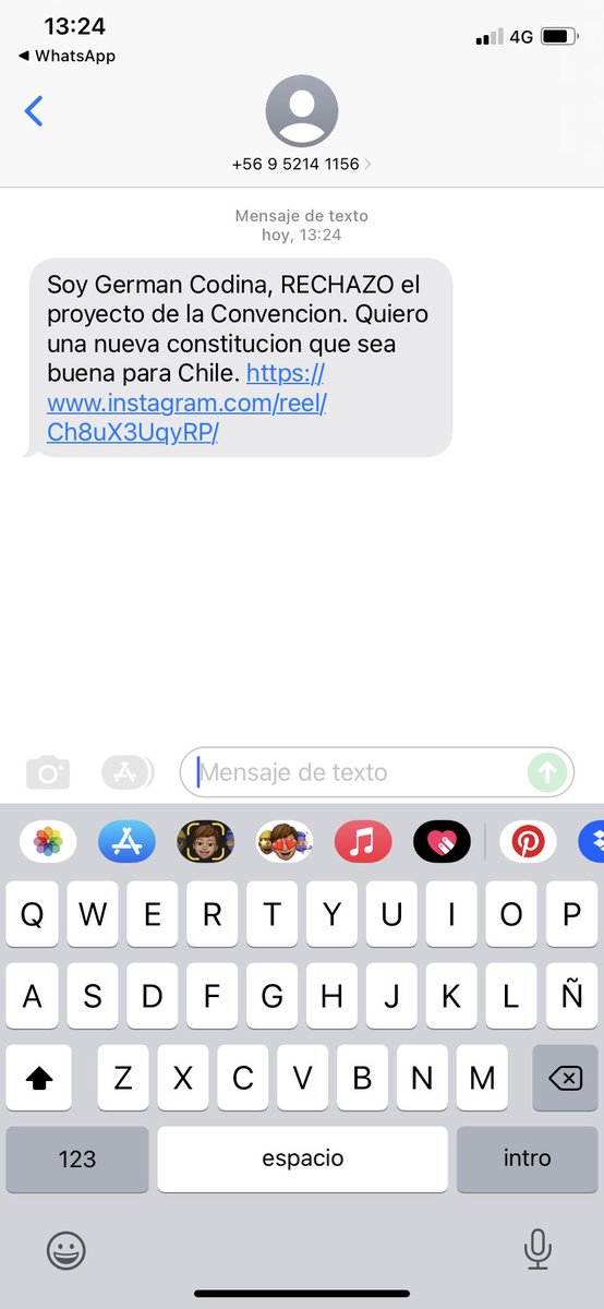 poleetalv's tweet photo. @SerranoDaniela_ @Contraloriacl Hoy me llegó este SMS definitivamente aquí hay una gran utilización de recursos, espero que la @Contraloriacl pueda realizar una investigación pronta, porque sería una situación gravísima que se estuviesen sacando recursos públicos de la @mpuentealto necesitamos explicaciones ya https://t.co/E1M6fDyGrZ