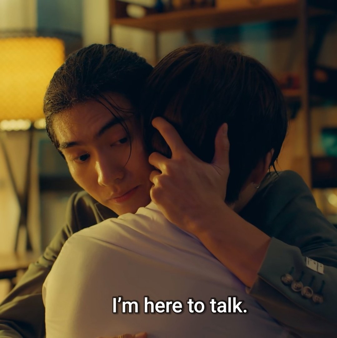 sususiaoo's tweet photo. Payu is truly a warm person. His words are so comforting and the way he gave assurance to Rain. Telling Rain the words he needed to hear most while having him in his warmest embrace 🥺
#LoveinTheAirEP3 https://t.co/9L0pQrJuMf