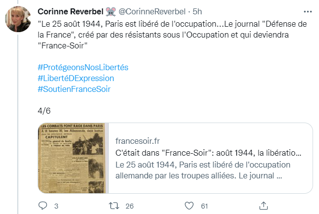 Licdenf's tweet photo. Quand la #CCPAP va t-elle se pencher sur le cas France Soir, un des plus grand diffuseur de désinformation en France ?? 😡 https://t.co/8Dftu1fG6w