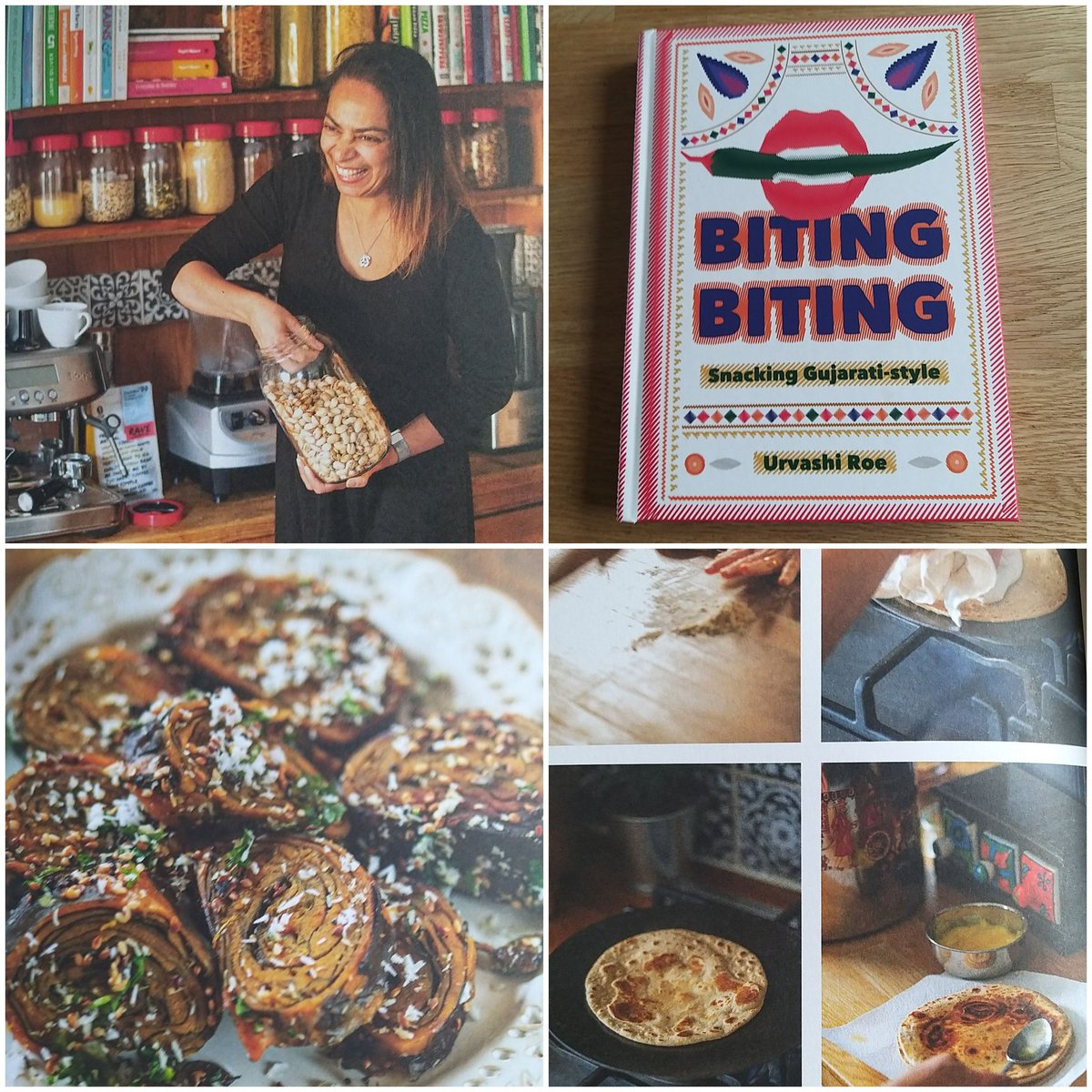 jennylinford's tweet photo. Congratulations @UrvashiRoe on your glorious #BitingBiting cookbook. So many recipes I want to make and love the way I can hear your voice when I read it. https://t.co/DV3kFocqsJ