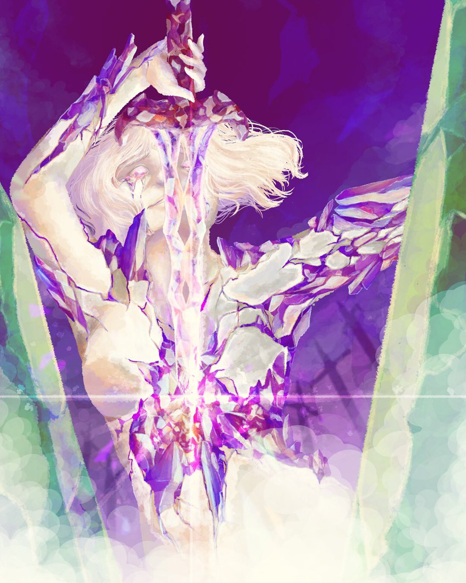 patchwork_d's tweet photo. #swordtember2022 ⚔️ CRYSTAL ✨ Was so close on giving up on this ‘cause omg was I struggling through it 😂 but so glad I stuck with it~ https://t.co/vJ5cT2F7HS