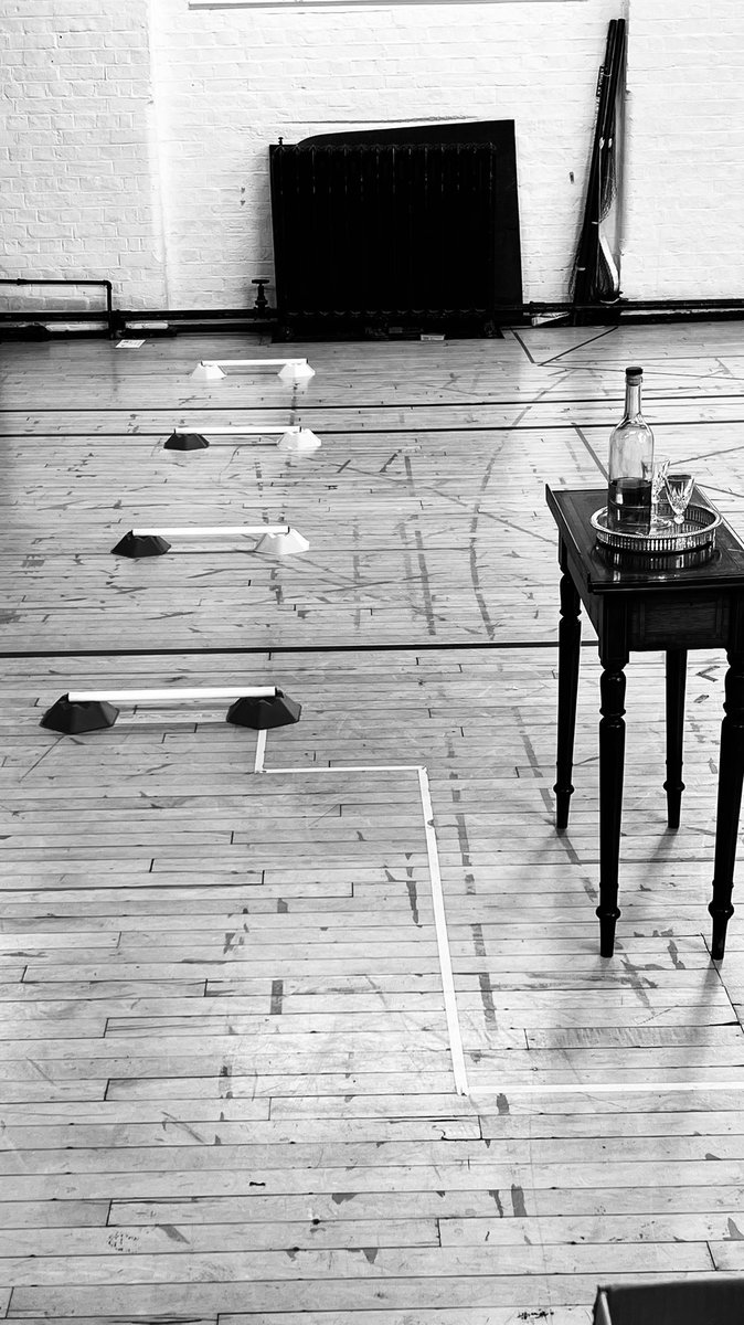 ShayleyShout's tweet photo. You’re welcome. Dog training hurdles as rehearsal portals. And every passing day they get accidentally kicked less and less. #MissMarpleTour https://t.co/GUXBsTe1Xr