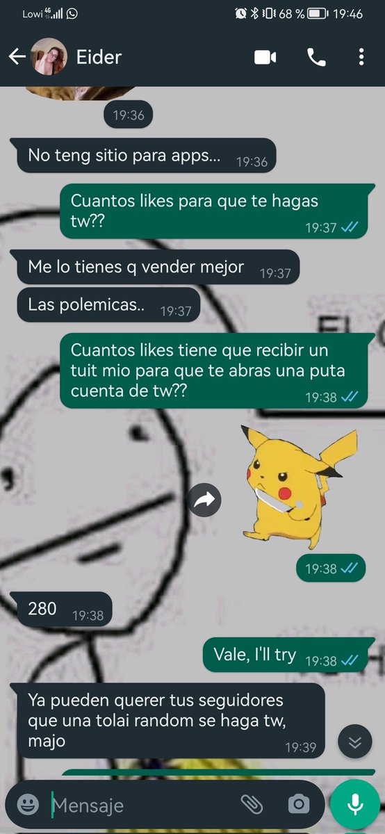 YoErgoLander's tweet photo. Twittee haz tu magia para arrastrar otra alma a este estercolero. https://t.co/ToqtoKQvwN