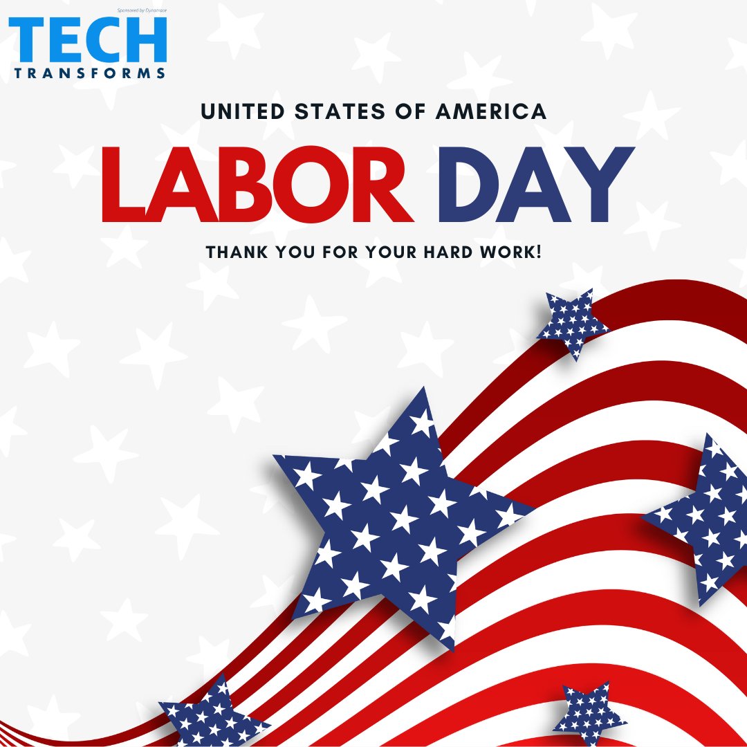 TechTransforms's tweet image. #TechTransforms wishes you a happy and safe #LaborDayWeekend
