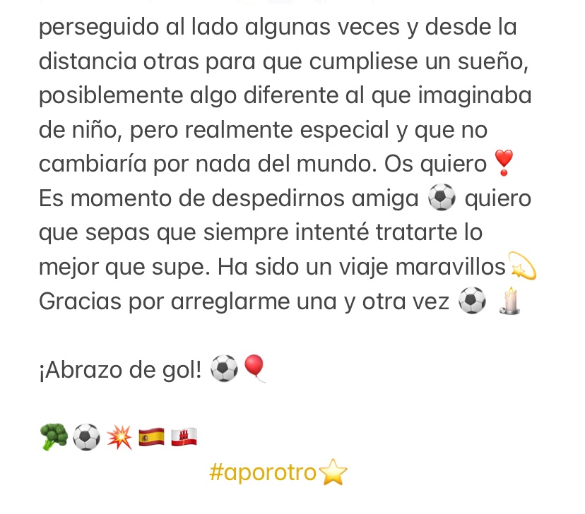 Gracias ⚽️💫