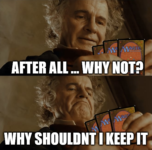 CoolStuffInc's tweet photo. When your opening hand only has 1 land and a Sol Ring https://t.co/VZTWCiScYS
