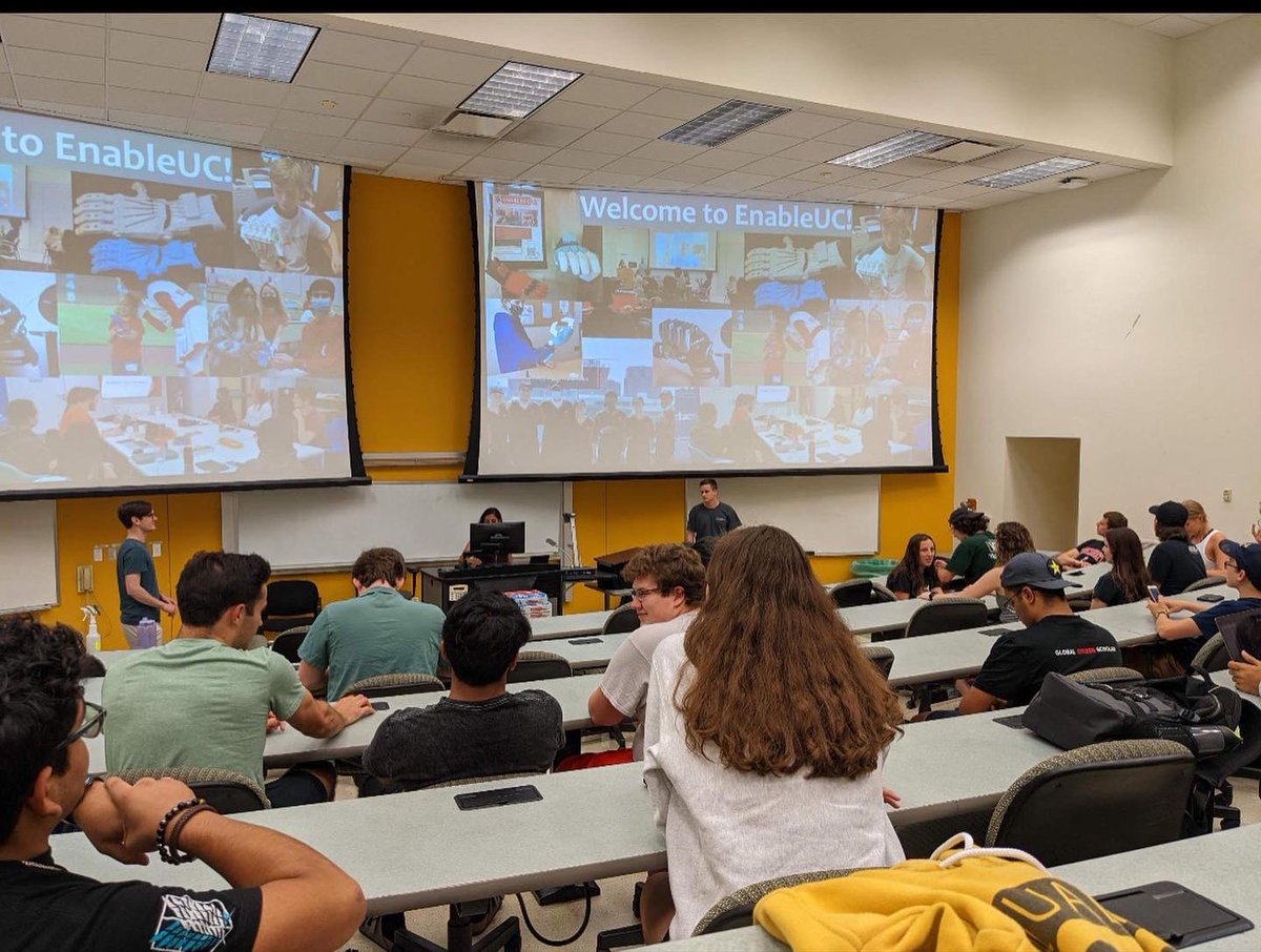 EnableCincy's tweet photo. Thank you to everyone who attended the first general body meeting yesterday! We had a great turn out and LOVED talking to you all. 

Make sure you’re getting those meeting reminders by joining our Campus Link and GroupMe (links in bio). 

Fill out project interest form by 9/5 https://t.co/wL9O7mQqwE