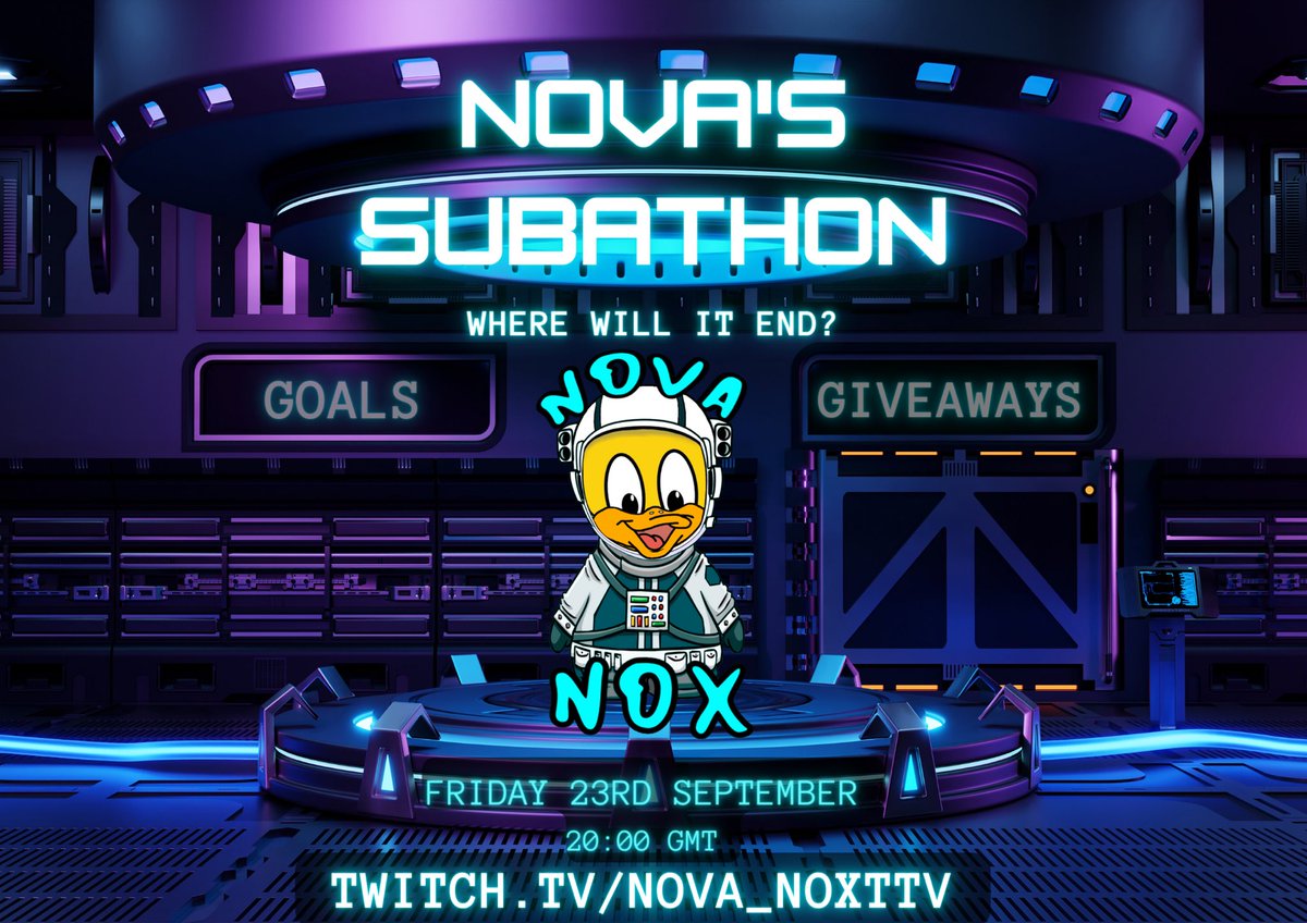 So as it is now the 1st of September, I can officially announce my September Subathon!! 
You do not want to miss my stream tonight as I will be explaining and answering questions live! 
I hope to see you there 💙
#September #Subathon #Subtember #TwitchStreamers