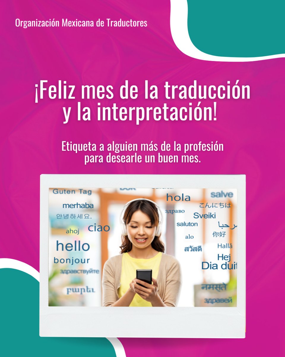 El 30 de septiembre es el Día Internacional de la Traducción, por lo que en la OMT celebraremos a nuestra comunidad durante todo el mes 🎉. Pronto publicaremos información sobre los eventos que preparamos, ¡no te los pierdas!
