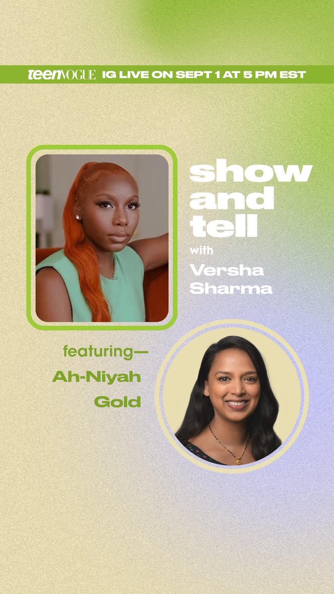 DOLL CHECK-IN 🗣 DOLL CHECK-IN 🗣 DOLLS ARE YOU THERE? Super excited to talk all things fashion week prep and @agoldconsulting with one of my favorite gals @TeenVogue Editor In Chief @versharma today at 5pm EST on Instagram Live. Meet me there? 🫡✨