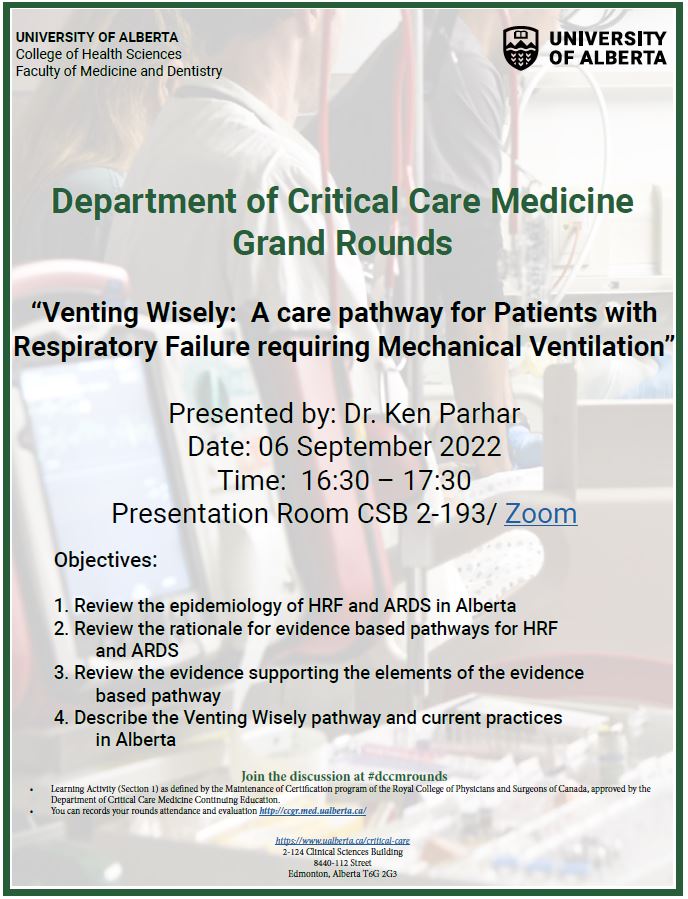 UAlberta Crit Care tweet media
