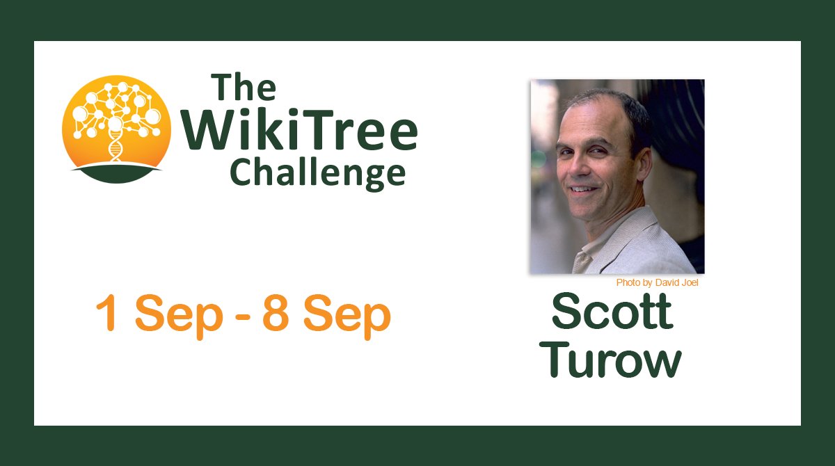 MSilvaGenealogy's tweet photo. The week has started for Scott Turow. We will spend one full week researching his Russian-Jewish ancestors. Even if you don't participate, you can join us. It should be an interesting week! https://t.co/WmyoQ8xKr6 #wtchallenge #CollaborativeGenealogy #YearOfFamilyConnections https://t.co/UyIv7unh58
