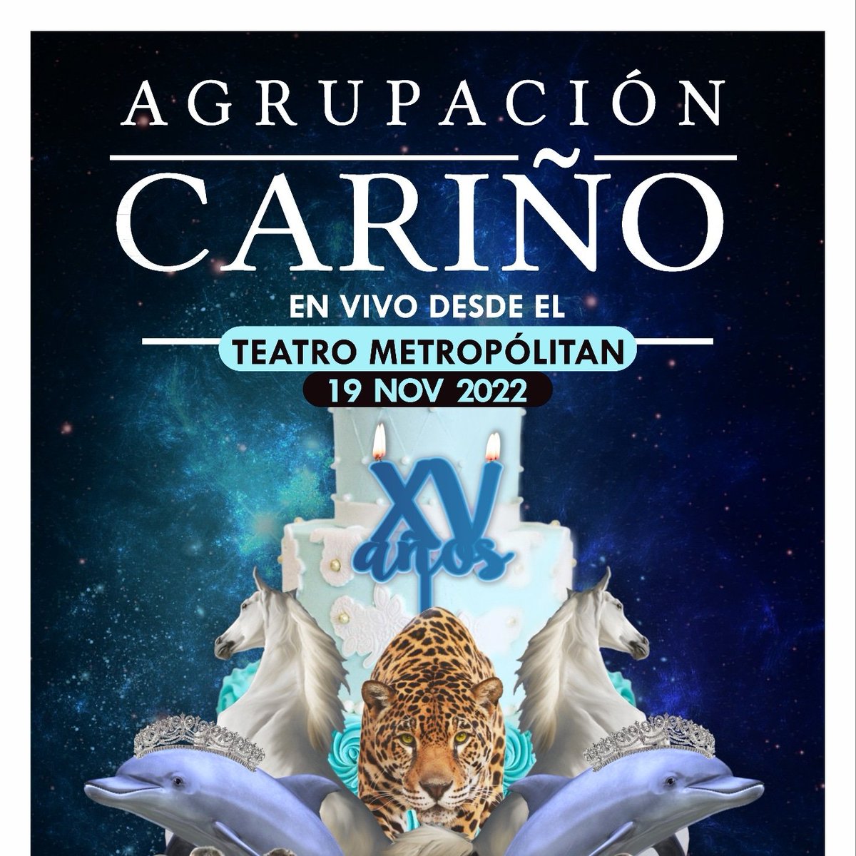 ✨ ¡Últimos jueves de 2x1! ✨

Queremos ver a todas nuestras Diosas y Tripulantes este 19 de noviembre en el <a href="/TMetropolitanMx/">Teatro Metropólitan</a> para una noche llena de celebraciones y de mucha #CumbiaCariñoYAmor 💙

ticketmaster.com.mx/agrupacion-car…