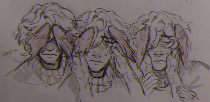 drawing Grian crying is my favourite pass time#desertduo #grianfanart 