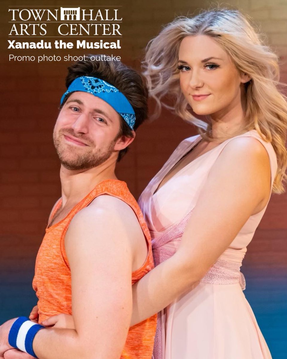 Our 40th season opens on 9/16 with the jukebox comedy, "Xanadu the Musical," starring newcomers Anastasia Koshevaya as Clio &amp; Jake Bell as Sonny.
"Xanadu" is presented in special partnership w? our friends at Skate City - Littleton.
Tix:  303.794.2787 &amp; townhallartscenter.org/buy-event-tick…