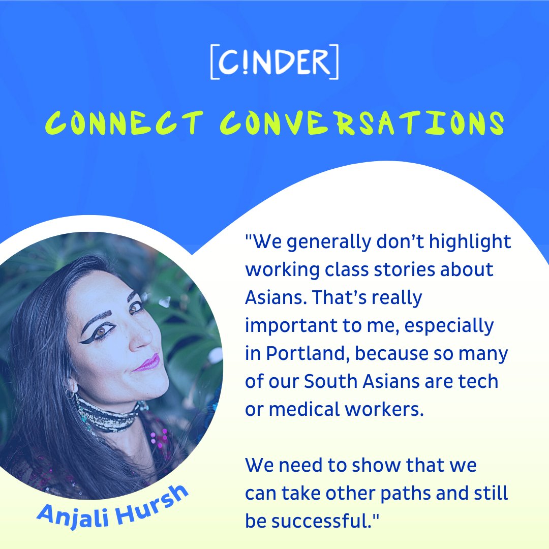 💡Why should you join our Connect Conversations? To learn about equity and inclusion from awesome people like Anjali! <a href="/anjaliandthekid/">dj anjali</a>

🗣️We all deserve this real talk.

✨Sign up for our updates to hear about our next event (Sept!) bit.ly/36OanDq

#ConnectConvos
