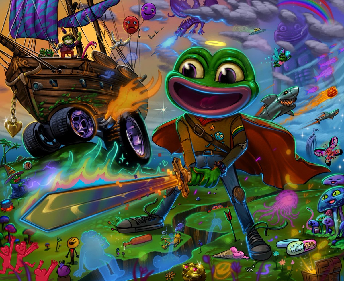 New "Pepe the Pirate Blade"
1\1
foundation.app/@Timurenote/pe…

I just listed  for sale on 
@withFND

 #Frog #FrogFam #pepethefrog #pepe