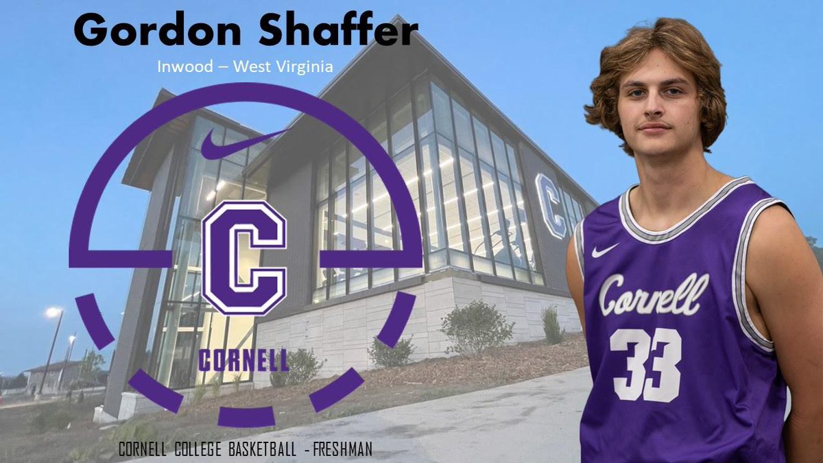 CornellRamsMBB's tweet photo. Our 8th and final new player. 
Fresh. - Gordon Shaffer from Inwood, West Virginia.
#RamsBasketball 🏀 
@CornellRams @CornellCollege https://t.co/2Y9NfUd2gU