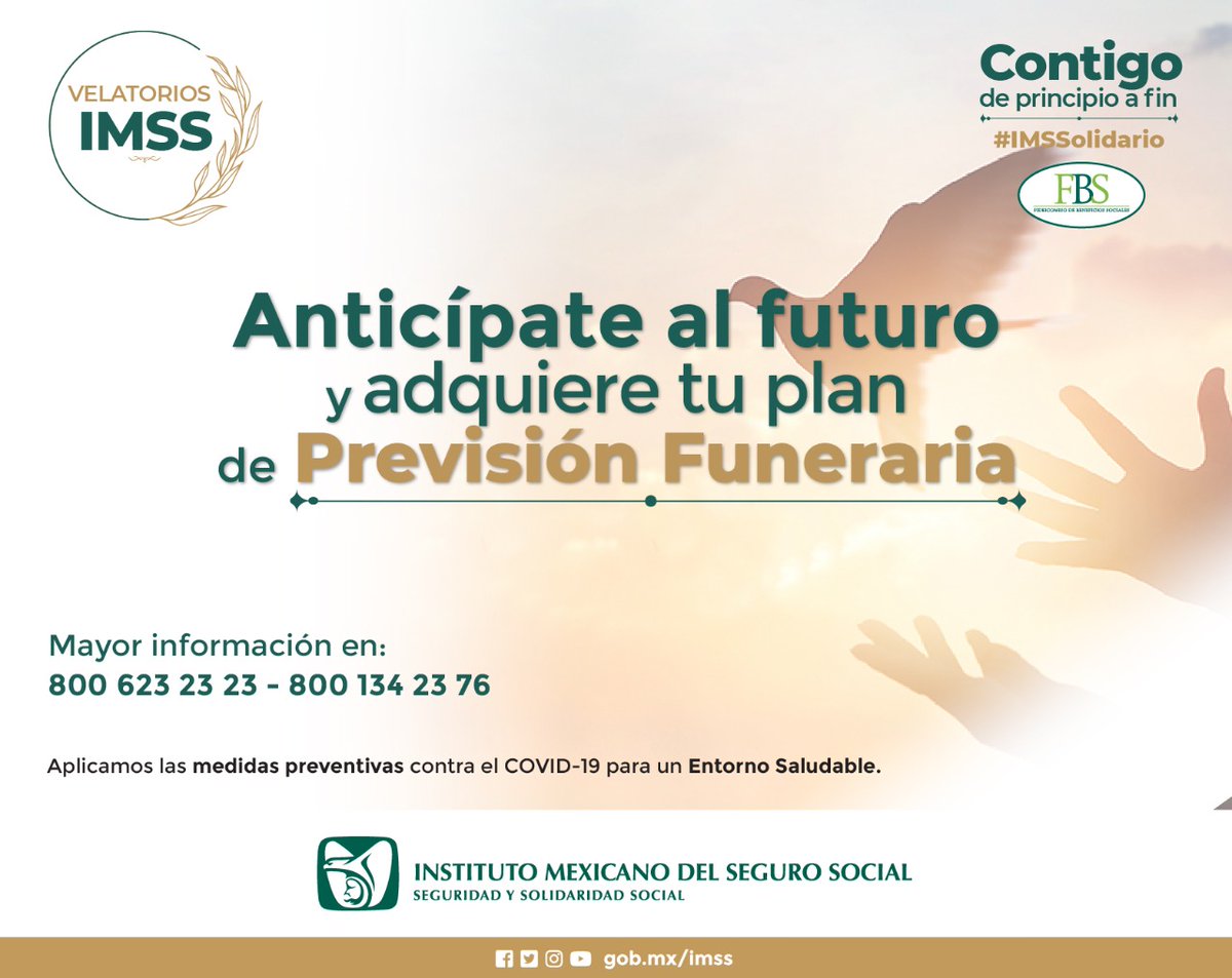 Tu_IMSS_CDMXSur's tweet photo. Conoce los servicios que ofrecen los #VelatoriosIMSS a derechohabientes y público en general:
🔗 https://t.co/yhLzSRppwz…
o llama a los ☎️ 800 623 23 23 y 800 134 23 76. https://t.co/OC78N4IEk3