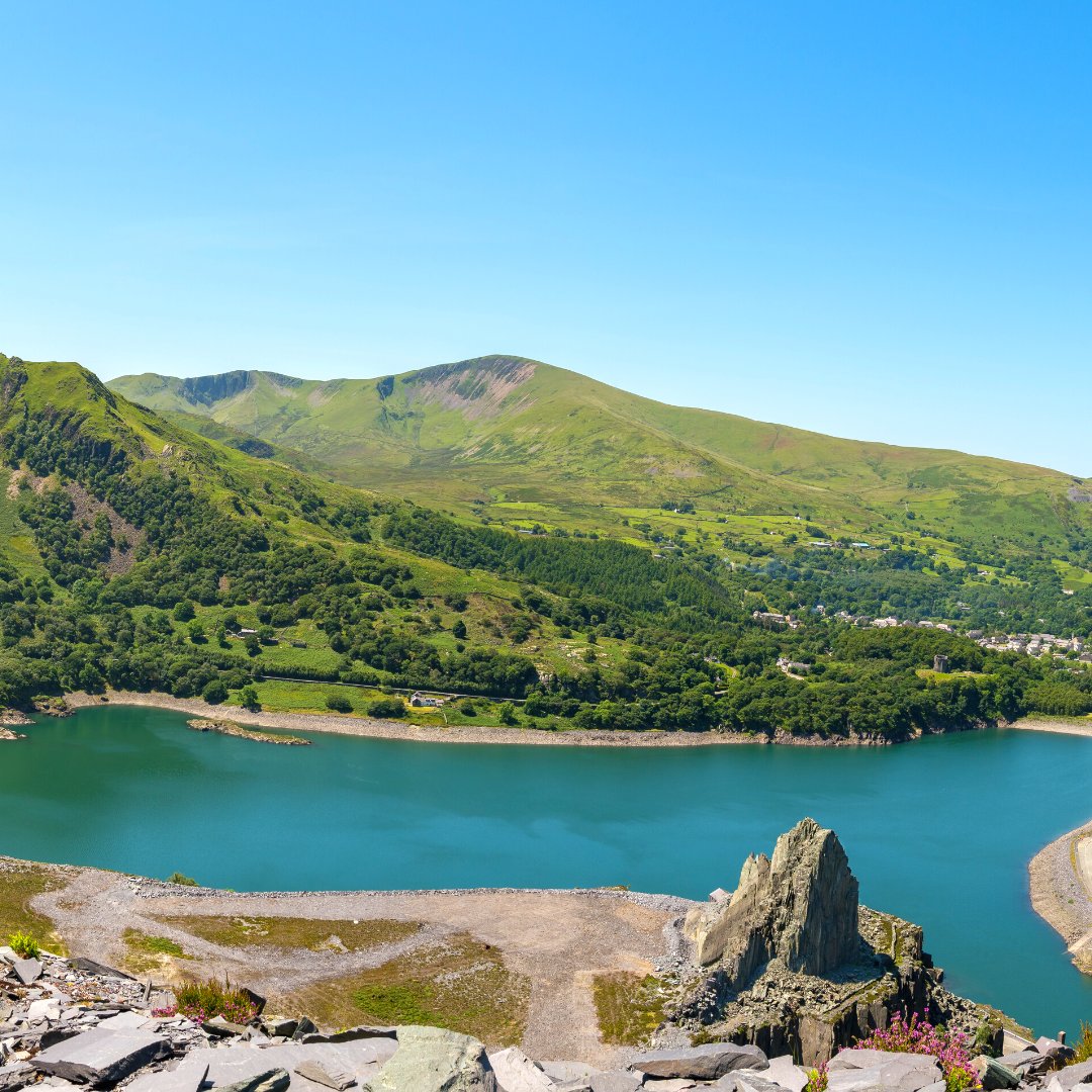 📍Llyn Peris, Snowdonia.
Picture taken from Dinorwic Slate Quarry in Llanberis. 
#GoNorthWales