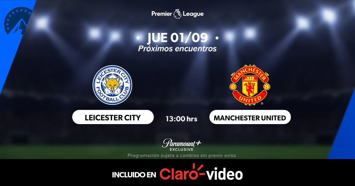 ClaroVideoCENAM's tweet photo. #LeicesterCity 🆚 #ManchesterCity ⚽ Disfruta ya #LaPremierEnParamount, incluido en #Clarovideo ⚽💻

Míralo aquí: https://t.co/wT4OnfLiH4 👈🖱 https://t.co/e2AuYslcWe