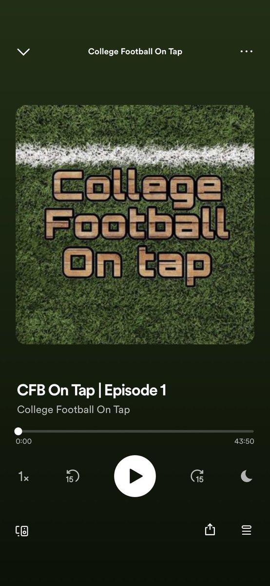 cfbontap's tweet photo. Just dropped the first episode of the CFB On Tap podcast on Spotify, Go give it a listen !! https://t.co/YXuY5RWLsW