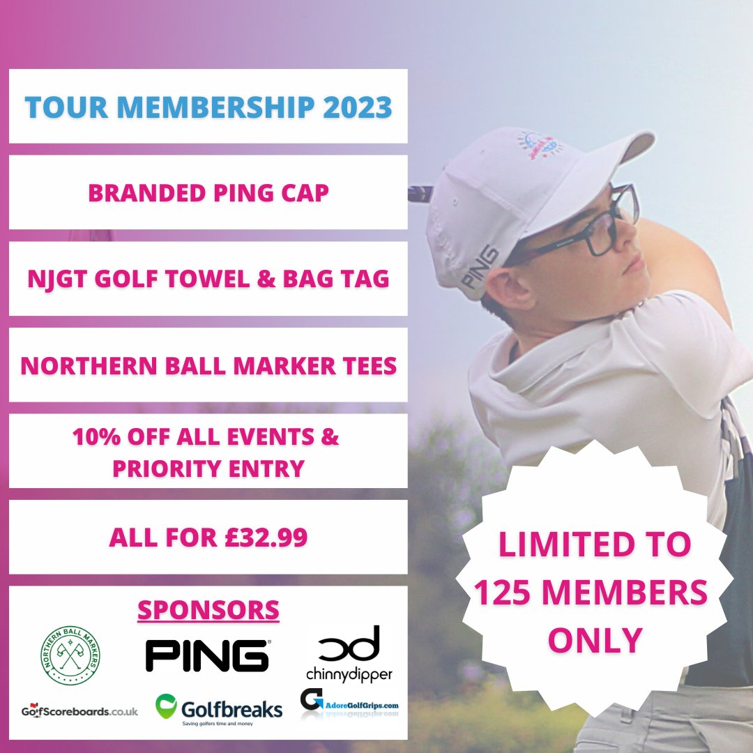 PINGJuniorGolf's tweet photo. Our 2023 Tour Membership is now OPEN...

Sign up before the 30th September to be included in a free prize draw to win a PING Hoofer stand bag worth £160. 

Full details available below 👇👇👇

https://t.co/ilHNWcRsh9 https://t.co/dmxyioVWG8