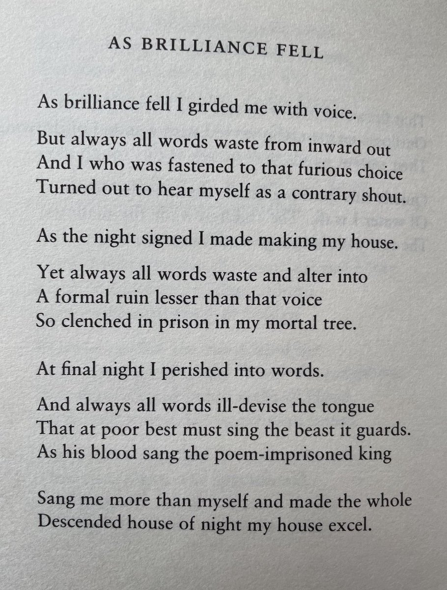 OnionSV's tweet image. ‘Yet always all words waste and alter into a formal ruin…’ #WSGraham