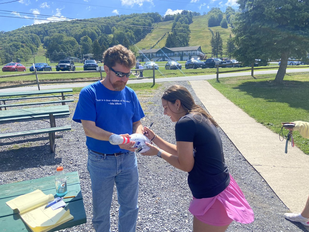 tobey_prime's tweet photo. Your Fall 2022 COMM 476 Open Champions: Derek Bast and Victoria Murphy. Both golfers made history on the turf by setting new course records in the men’s and women’s divisions with Bast shooting two-under, and Murphy shooting one-over. #COMM476 @psuaffleck https://t.co/7RBwdZK7KH