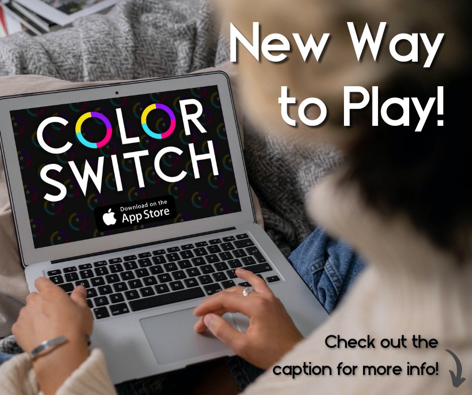 If you have a MacBook with an M1 or Silicon chip, you can now play Color Switch right on your desktop! Simply download the Color Switch app for free from the app store and you can play it from your computer! 😍

#ColorSwitch #ColorSwitchLife #DesktopGaming #MobileGaming