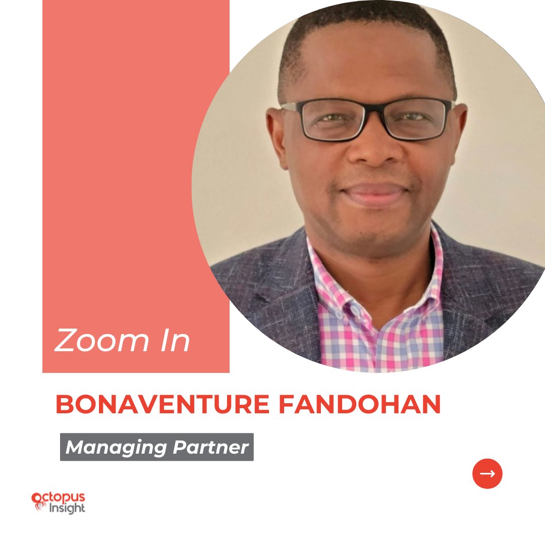 OctopusInsight's tweet photo. Above all, Octopus is a team . Today, "Zoom In" on Bonaventure Fandohan! Find out more about our Managing Partner.
#ourteam #ourteamprofile #notreéquipe #octupusinsight #Consulting https://t.co/bs9sIOTFhP