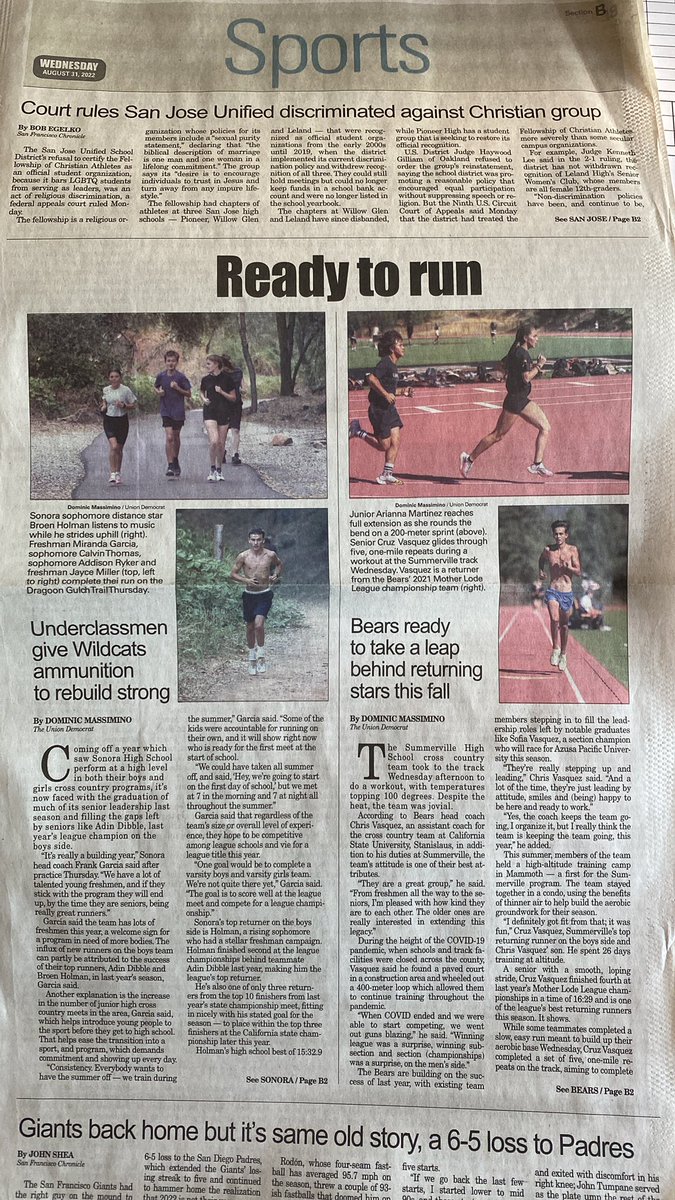 With my first cross country story in print, I’m reminded of the awesome work <a href="/Mocorunning/">MoCoRunning</a> did (and still does) covering cross country back in Maryland. This sport has stories to tell, and deserves coverage! If you haven’t already, check out Kevin’s work.