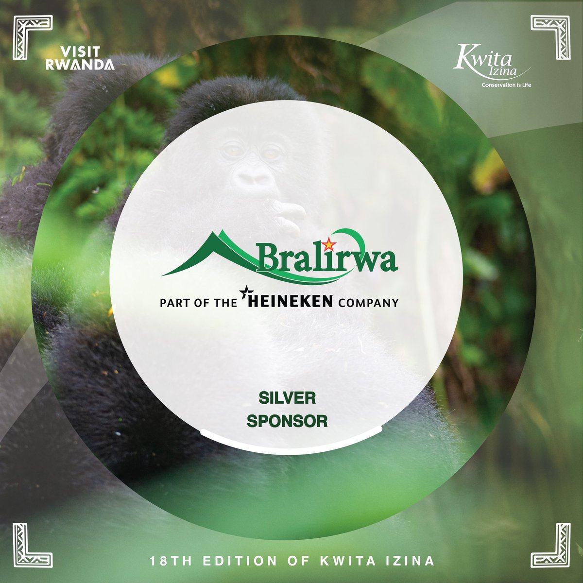 We extend our gratitude to @Bralirwaplc for being a proud sponsor of the 18th Edition of #KwitaIzina. Thank you for your support.

#VisitRwanda 🦍🇷🇼