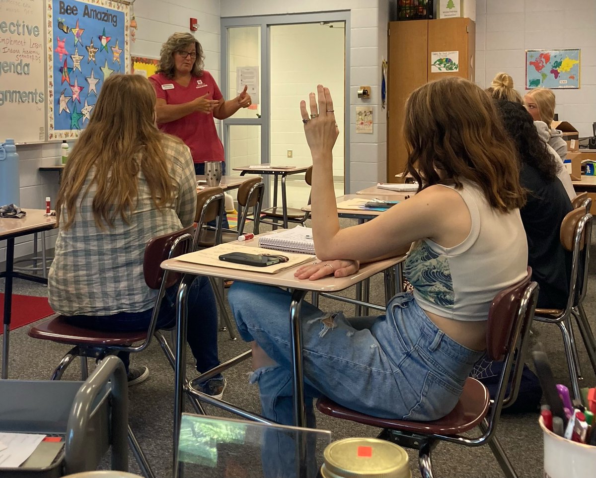 Thank you to the <a href="/IUSchoolofEd/">IU School of Education Bloomington</a> for coming and speaking to our Education Professions students!